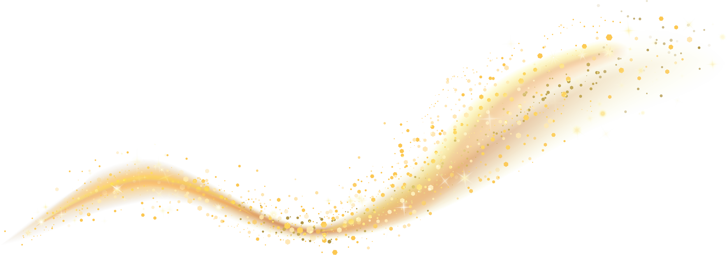 Sparkling Golden Waves